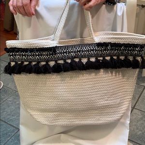 Hand woven Nordstrom handbag
